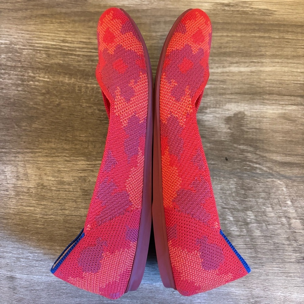 Rothy's The Flat Red Botanicamo Retired Size 6 - Picture 8 of 11